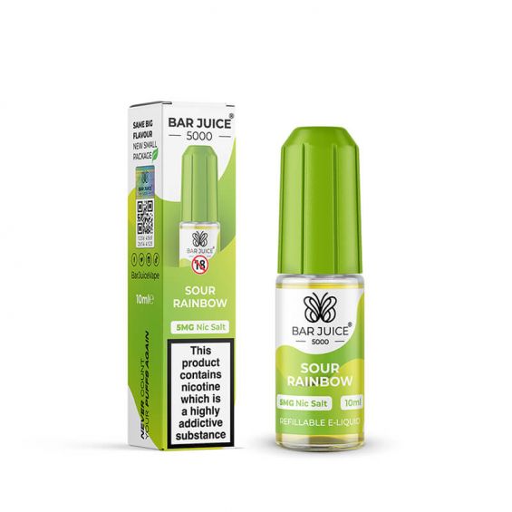 Bar Juice 5000 - Sour Rainbow Nic Salt E-Liquid - 10ml - 20mg